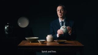 Thumbnail of A YAOZHOU CELADON-GLAZED CARVED 'PEONY' SHALLOW BOWL Northern Song Dynasty (2) video 1